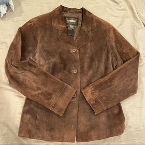 Brandon Thomas suede brown coat size M